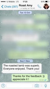 roast lamb testimonial