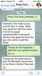 roast lamb malaysia testimonial